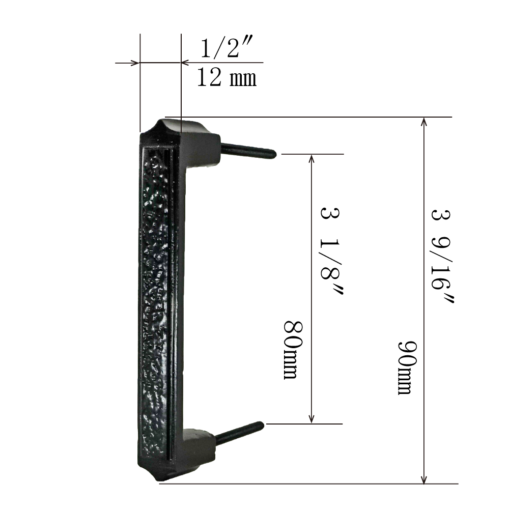 Asuka Grip Handle  |  Center to Center     3 1/8 E ( 80mm )