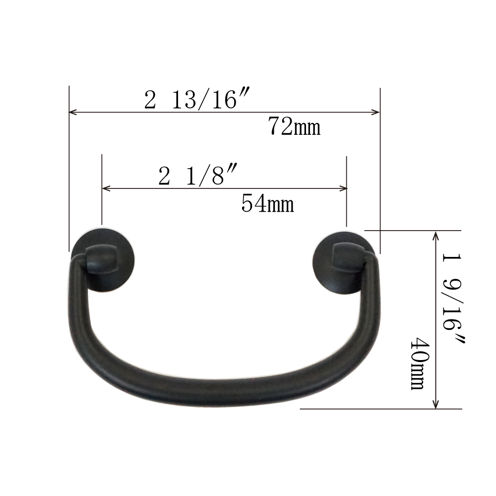 Skewered Maruza Basic Handle  |  Center to Center     2  1/8”  ( 54mm )