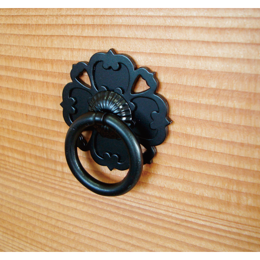 Floral Base Ring Pull  |  Ring Diameter  1  1/4" ( 32mm )