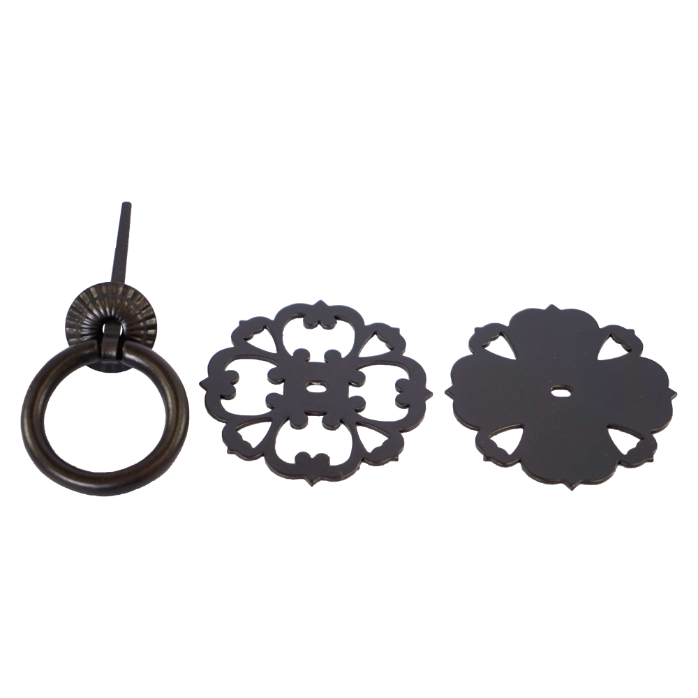 Floral Base Ring Pull  |  Ring Diameter  1  1/4" ( 32mm )