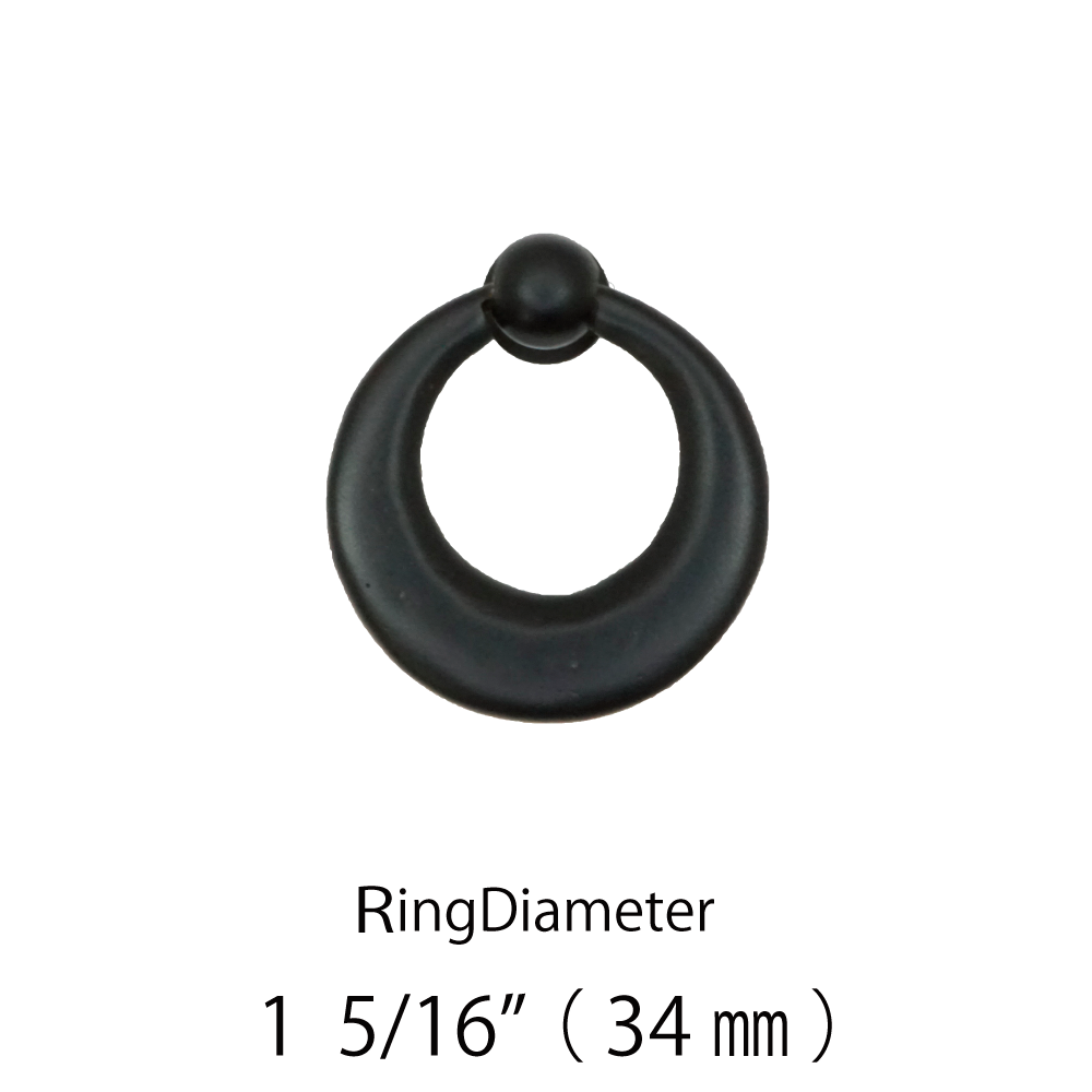 Moon Wheel Ring Pull  |  Ring Diameter  1  5/16" ( 34mm )