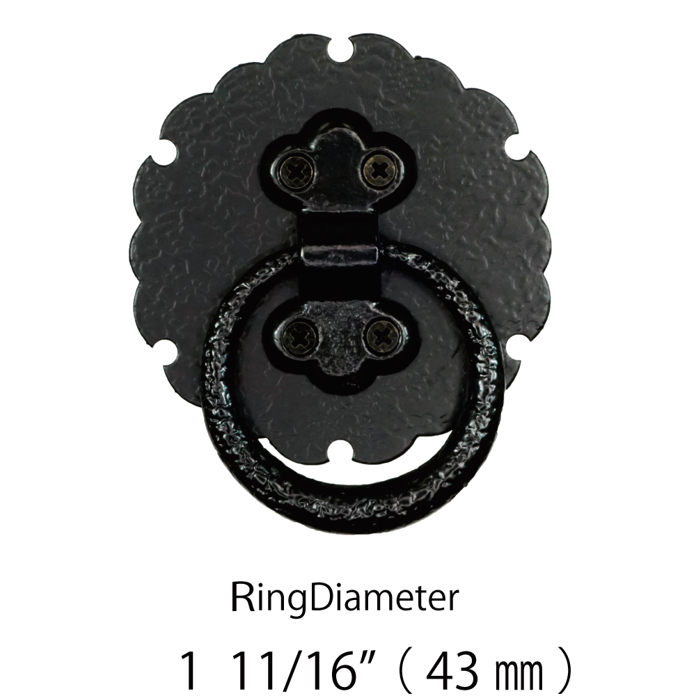 Snowflake Ring Pull   |  Ring Diameter  1  11/16" ( 43mm )