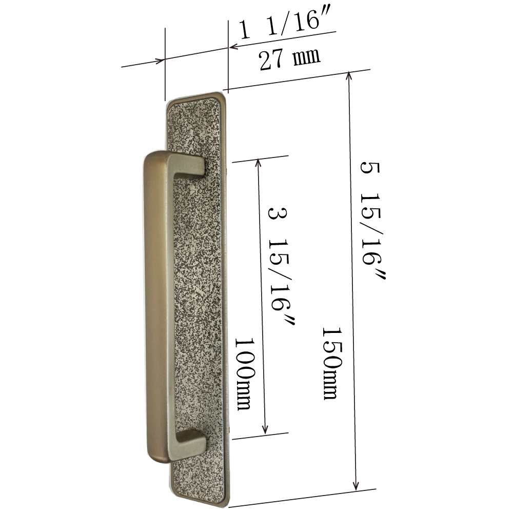 Noble Grip Handle  |  Center to Center     3  15/16”  ( 100mm )