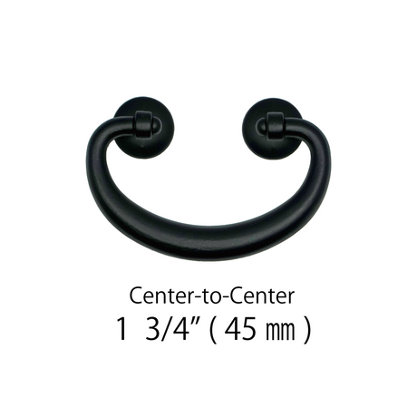 Wide Maruza Basic Handle  |  Center to Center    1  3/4”  ( 45mm ) -  2  9/16"  ( 65mm )