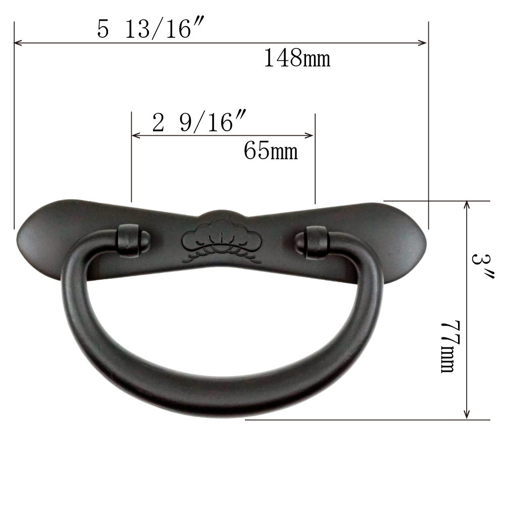 Nagaza Basic Handle  |  Center to Center   2  9/16”  ( 65mm )