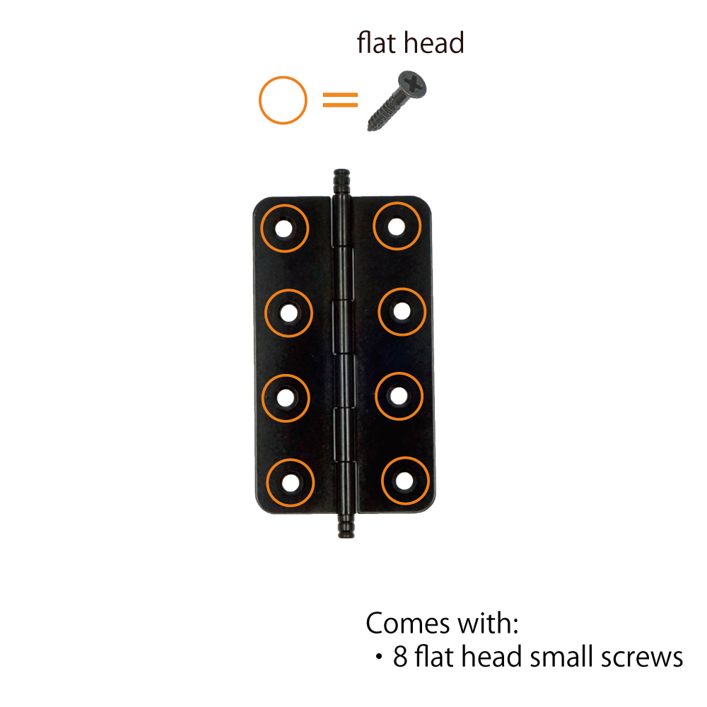Plain Rounded Corner Hinge