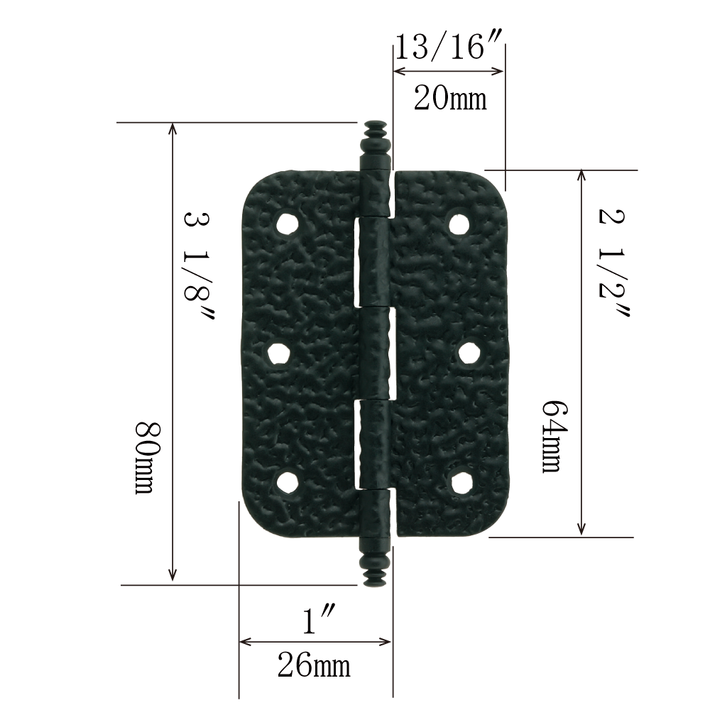 Textured Hinge