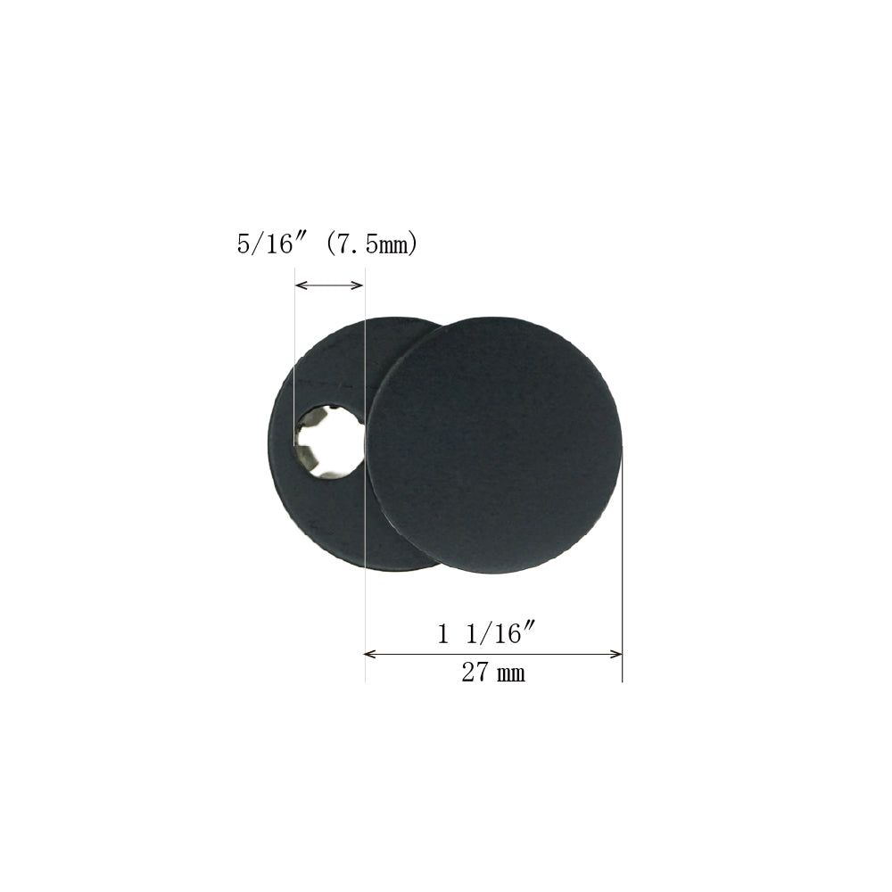 Hikiake Sliding Keyhole Cover Plate (Escutcheon) | Length 1" ( 25mm )