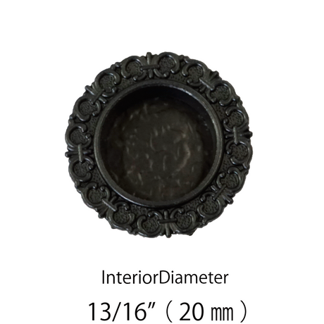 Yamashina Flush Door Pull  |  Interior Diameter    13/16" ( 20mm )- 1" ( 25mm )