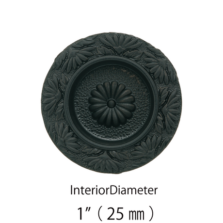 Chrysanthemum Flush Door Pull  |  Interior Diameter    13/16" ( 20mm )- 1" ( 25mm )