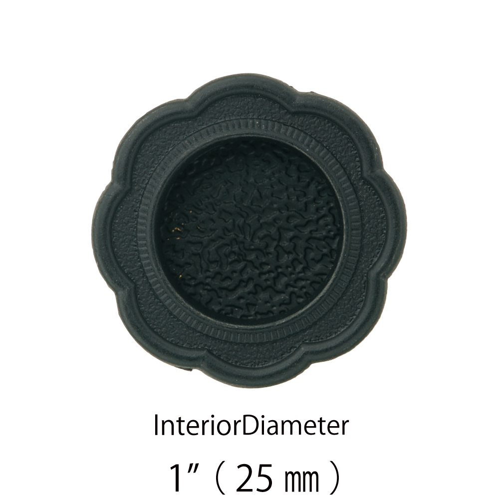 Katsura Flush Door Pull  |  Interior Diameter    13/16" ( 20mm )- 1" ( 25mm )