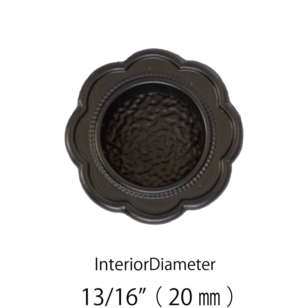 Katsura Flush Door Pull  |  Interior Diameter    13/16" ( 20mm )- 1" ( 25mm )