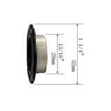 Katsura Flush Door Pull  |  Interior Diameter    13/16" ( 20mm )- 1" ( 25mm )