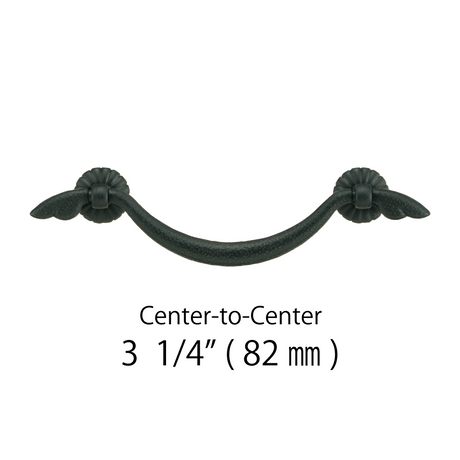 Chrysanthemum Base Basic Handle  |  Center to Center   2  11/16”  ( 68mm ) -  3 1/4"  ( 82mm )