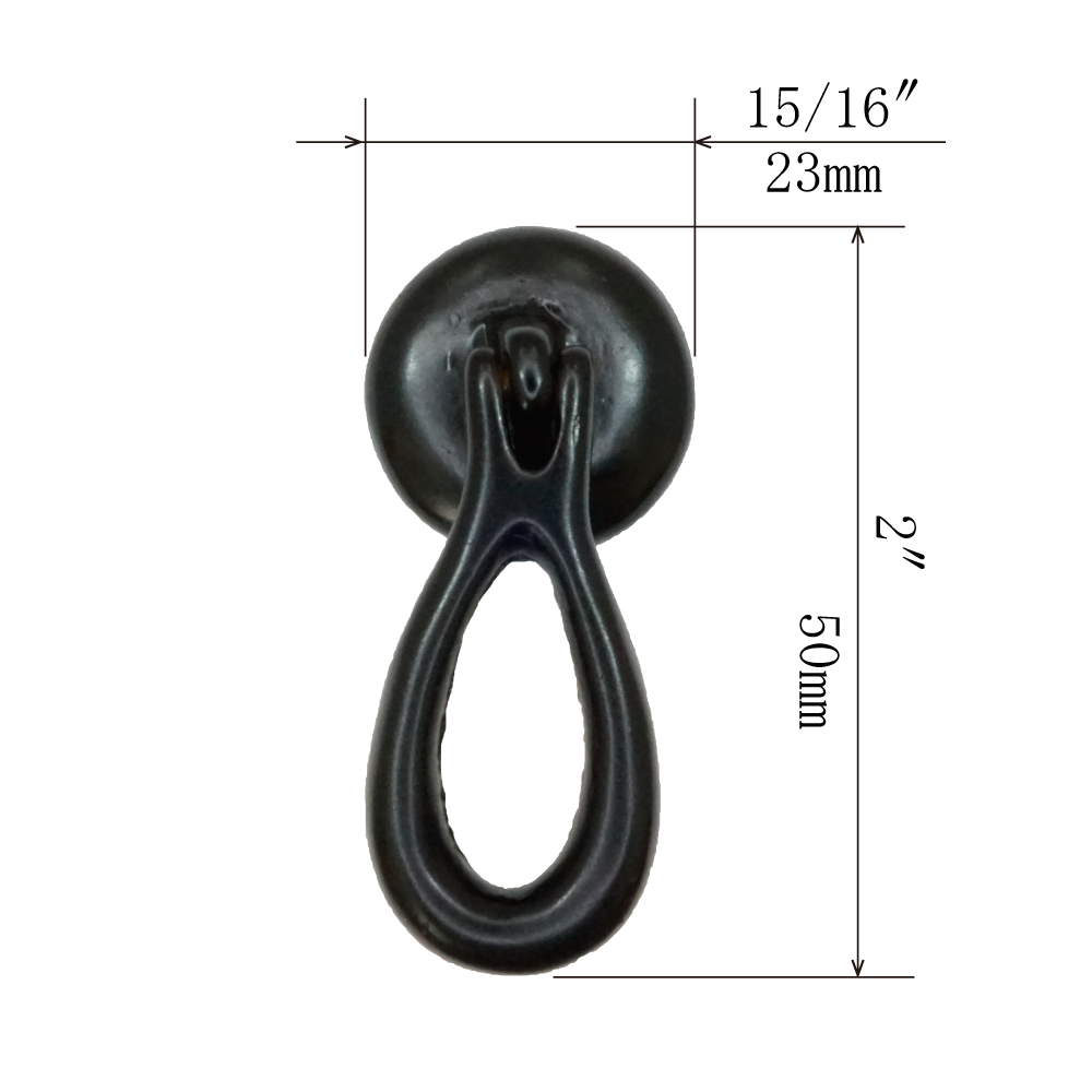 Teardrop Drop Pull   |  Height 2” ( 50mm )