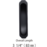 Long Wooden Claw Flush Door Pull  |  Overall Length    3  1/4" ( 83mm )