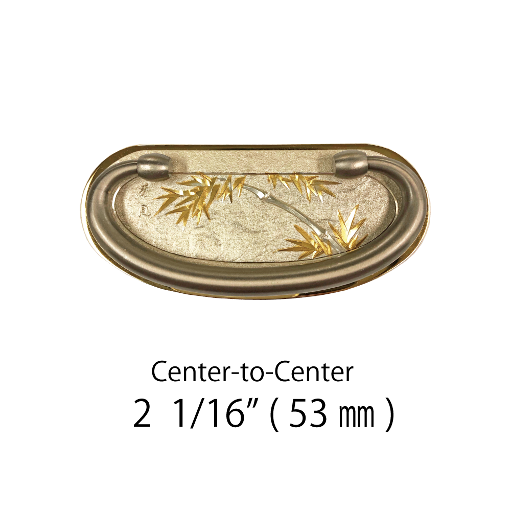 Bamboo Basic Handle  |  Center to Center   2   1/16”  ( 53mm )