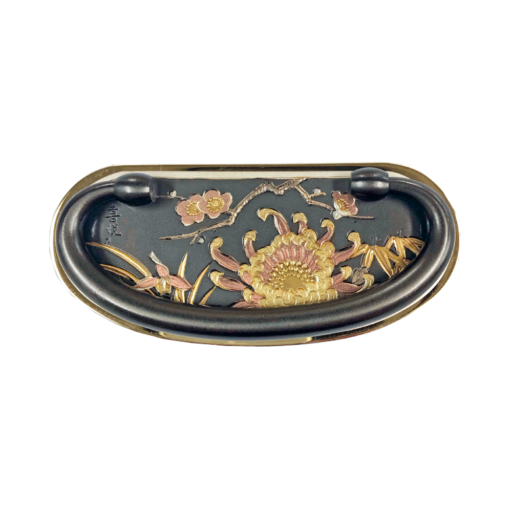 Shikunshi Chrysanthemum Basic Handle  |  Center to Center   2   1/16”  ( 53mm )