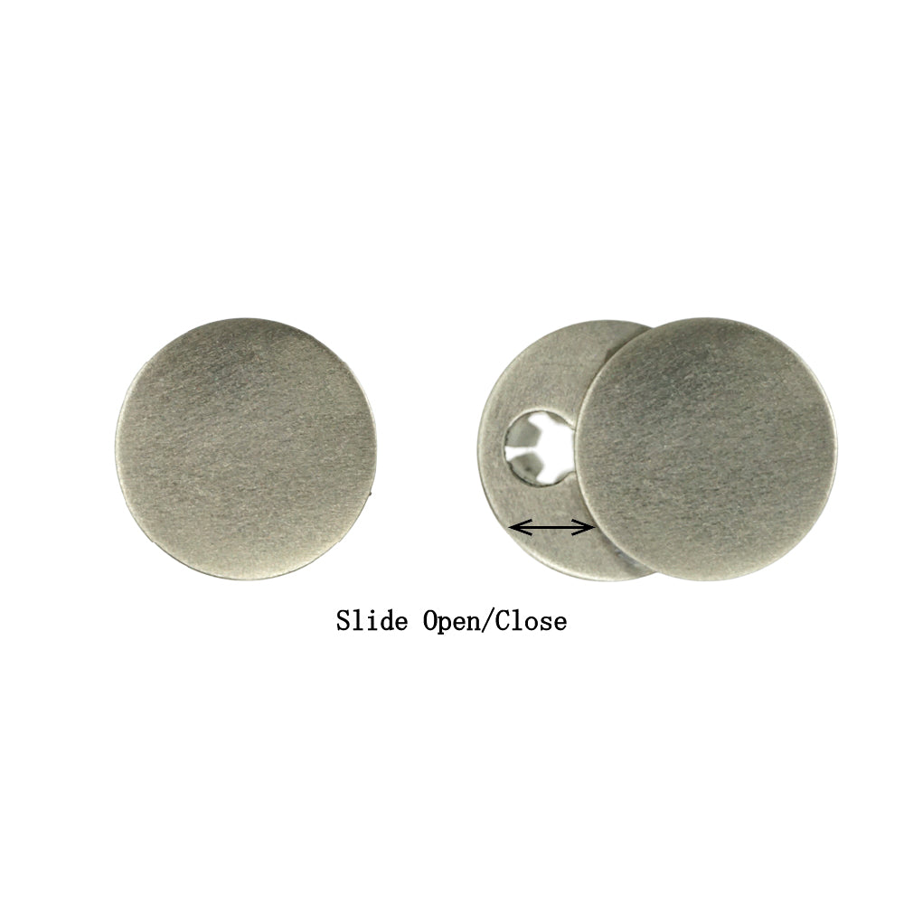 Hikiake Sliding Keyhole Cover Plate (Escutcheon) | Length 1" ( 25mm )