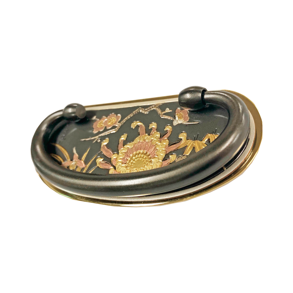 Shikunshi Chrysanthemum Basic Handle  |  Center to Center   2   1/16”  ( 53mm )