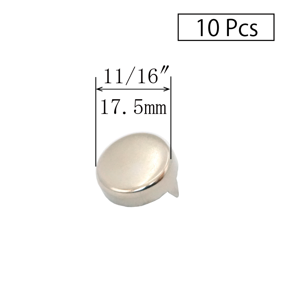 Steel Nut Caps (Pack of 10)