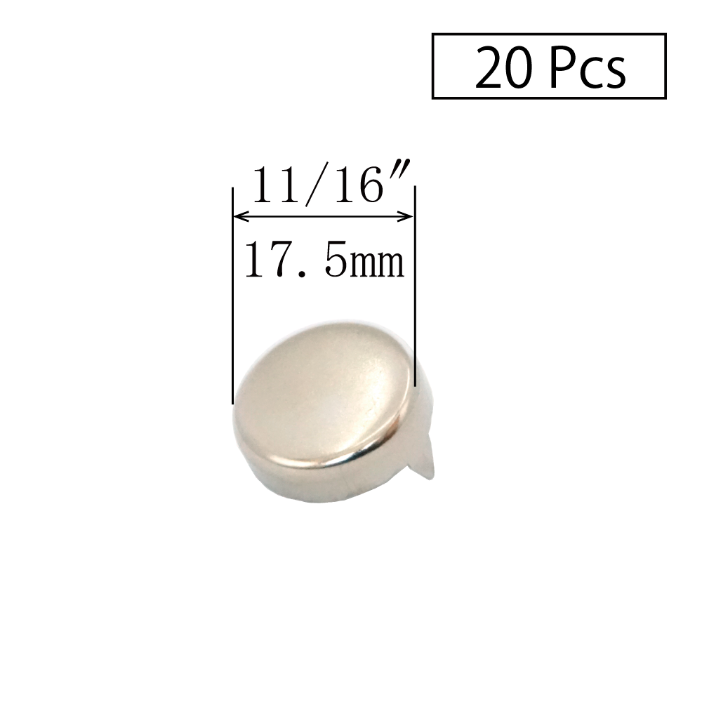 Steel Nut Caps (Pack of 20)