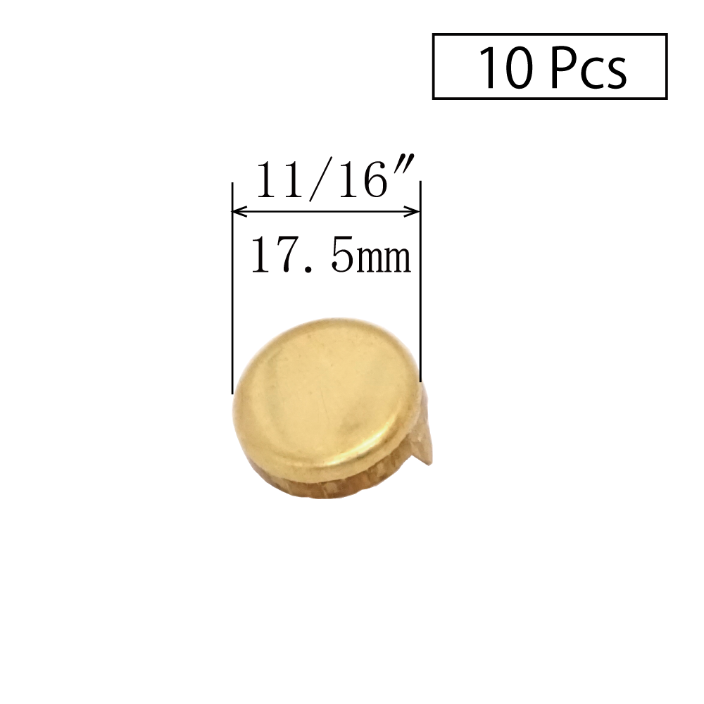 Steel Nut Caps (Pack of 10)