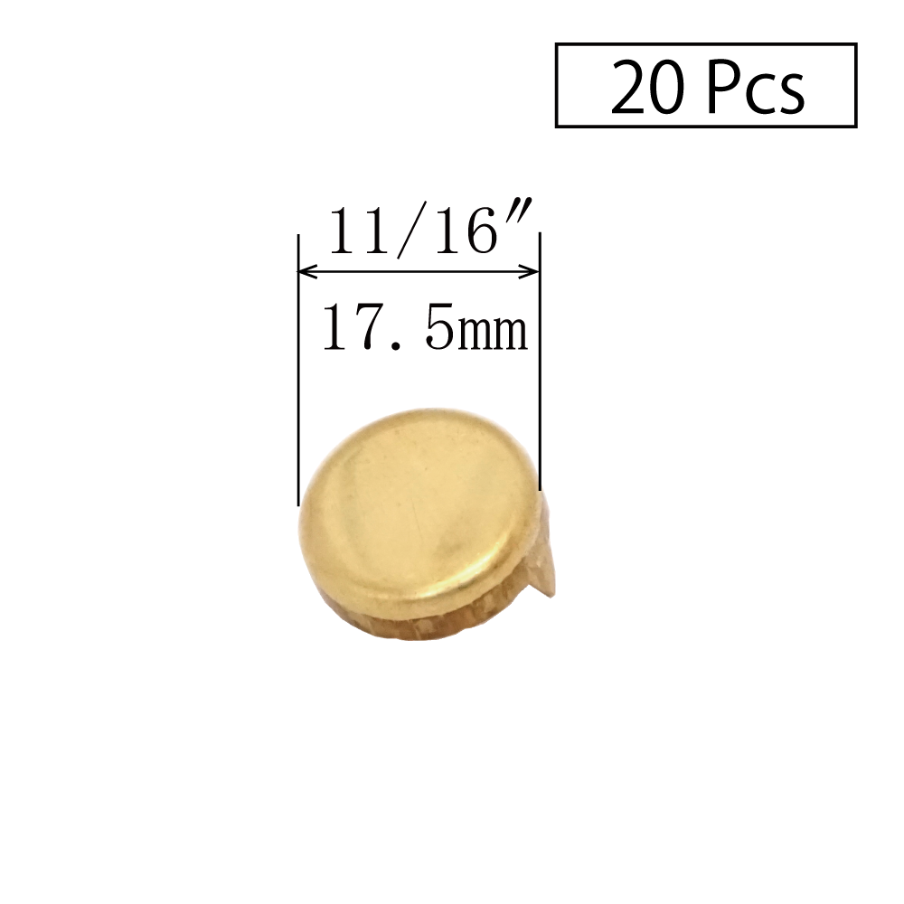 Steel Nut Caps (Pack of 20)