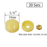 Plastic Nut Cap Kit (Pack of 20)