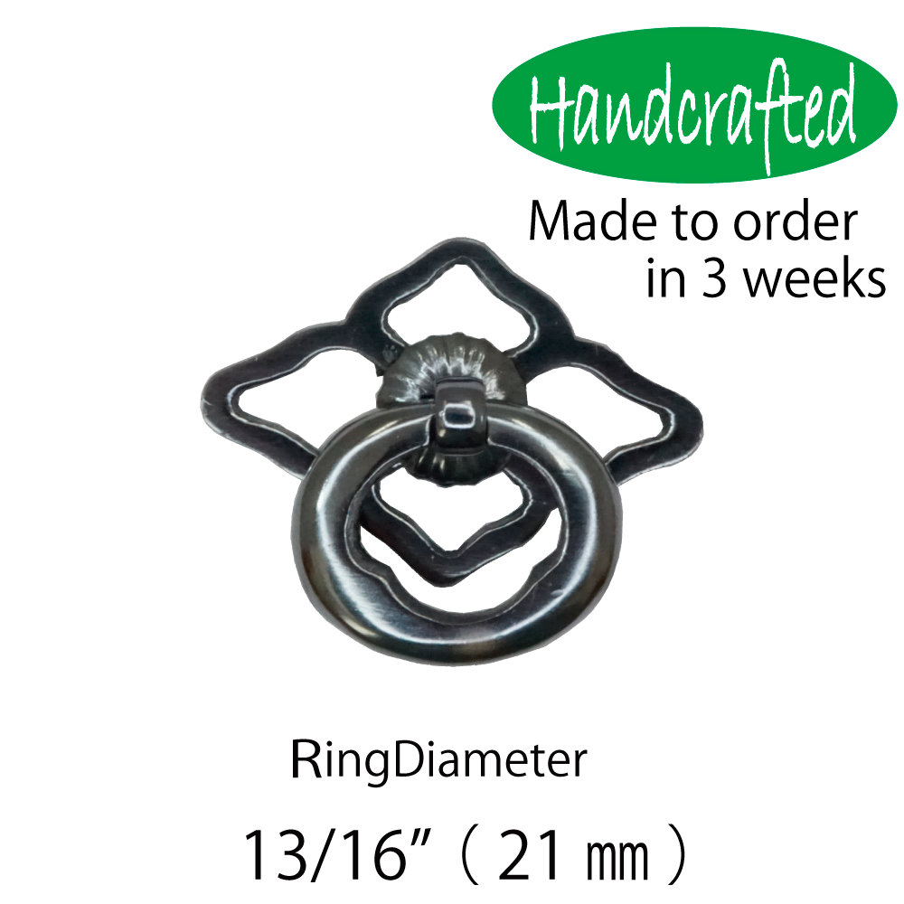 Rhombus Ring Pull   |  Ring Diameter 13/16” ( 21mm )