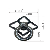 Rhombus Ring Pull   |  Ring Diameter 13/16” ( 21mm )　