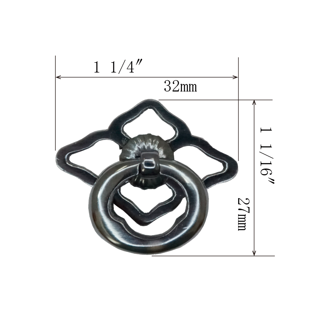 Rhombus Ring Pull   |  Ring Diameter 13/16” ( 21mm )