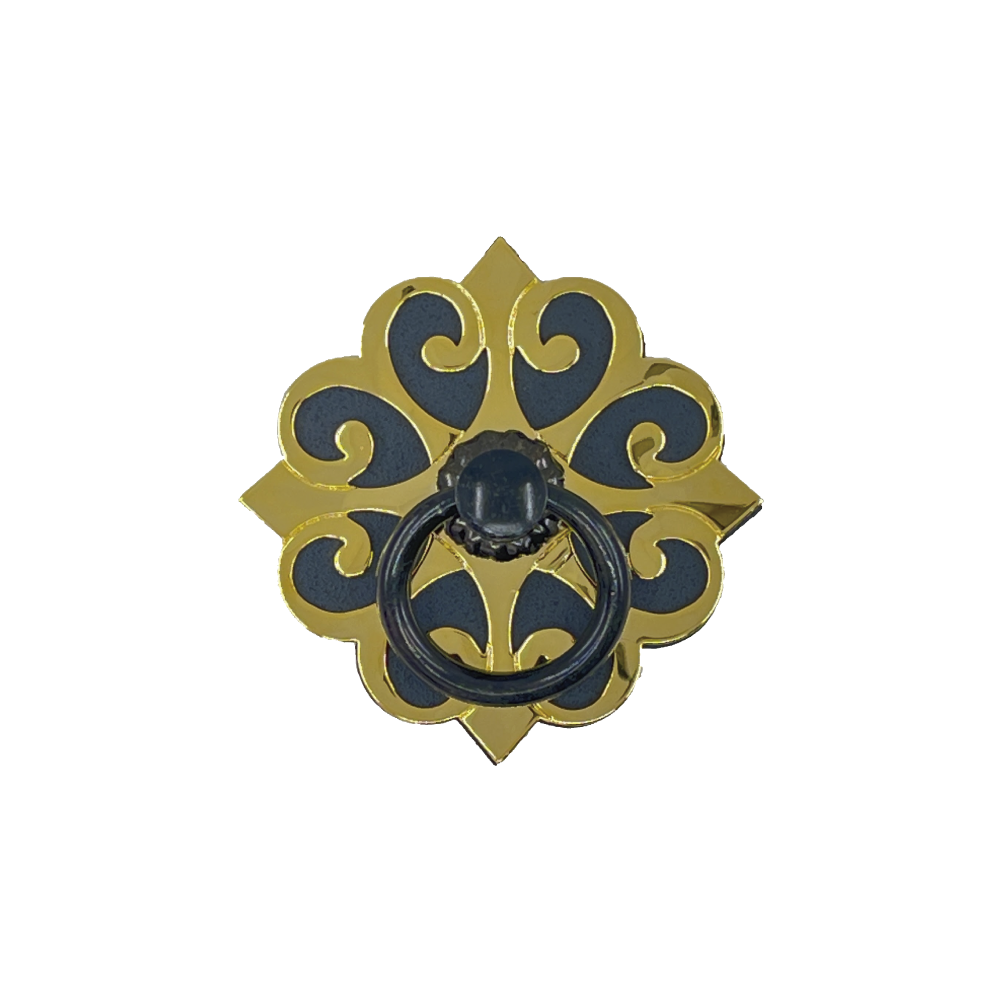 Golden Arabesque Ring Pull  l  2 3/8" (60mm)