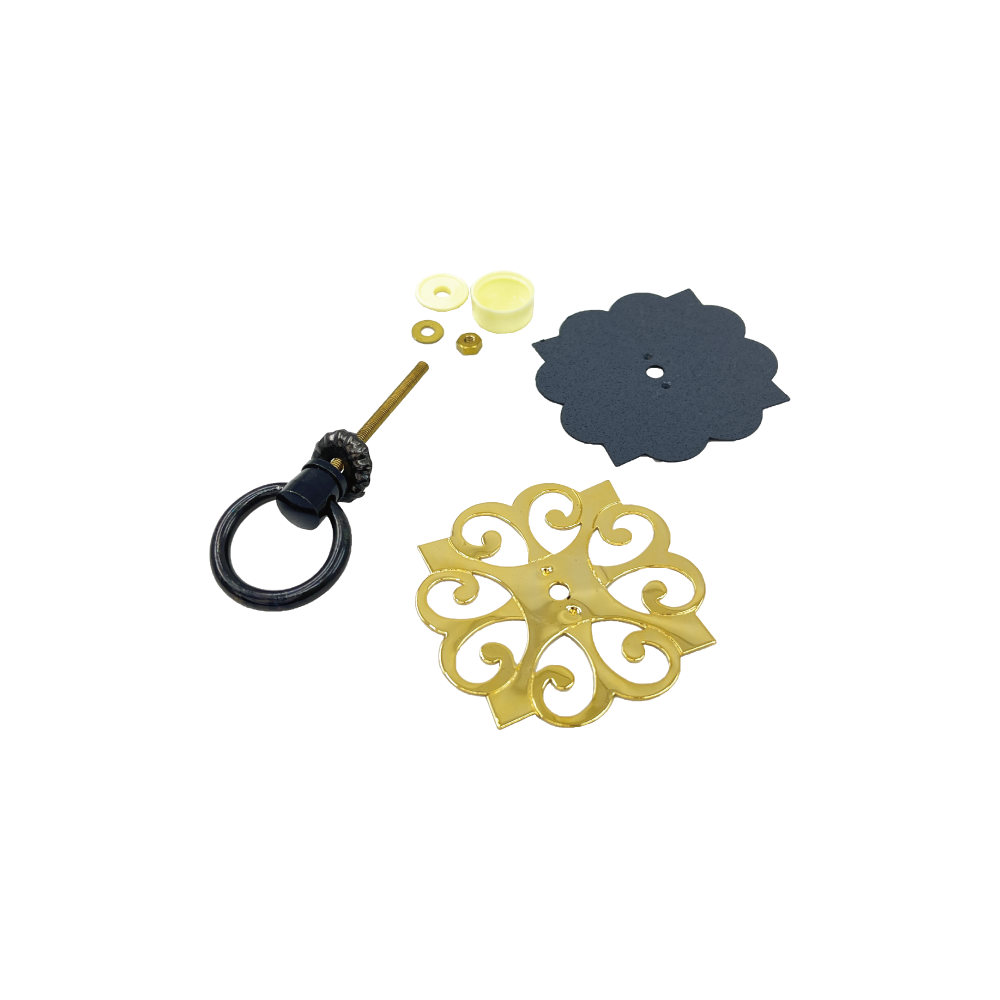 Golden Arabesque Ring Pull  l  2 3/8" (60mm)