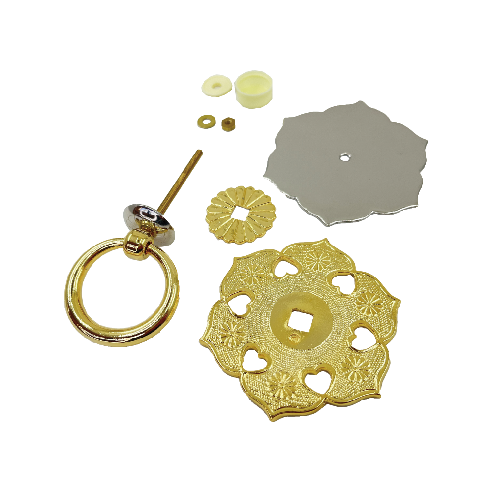 Petals with Heart Cut-Outs Ring Pull  l  Ring Diameter 2 3/16" (56mm)