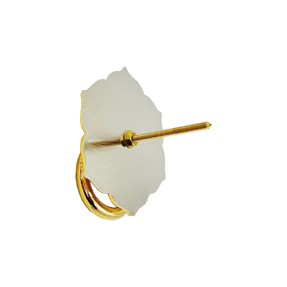 Petals with Heart Cut-Outs Ring Pull  l  Ring Diameter 2 3/16" (56mm)