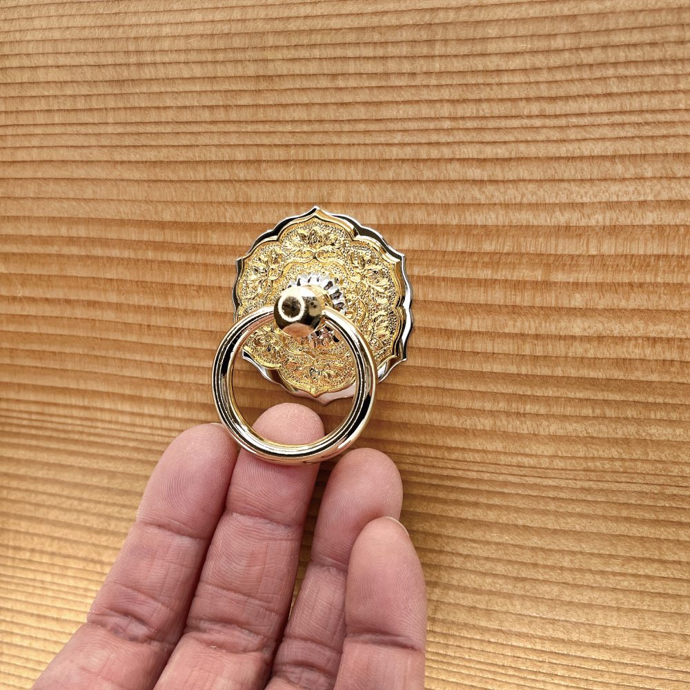 Divine Carving Ring Pull  l  Ring Diameter 1 9/16" (40mm)