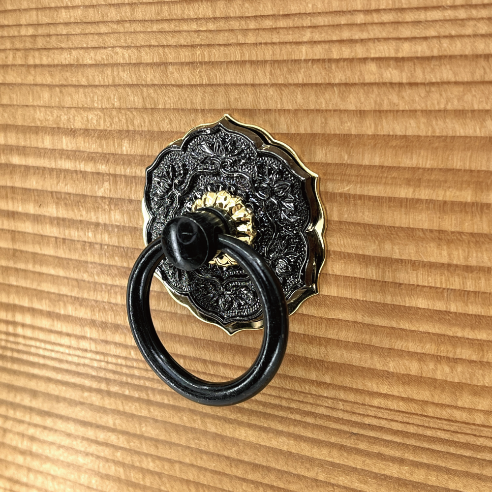 Divine Carving Ring Pull  l  Ring Diameter 1 9/16" (40mm)