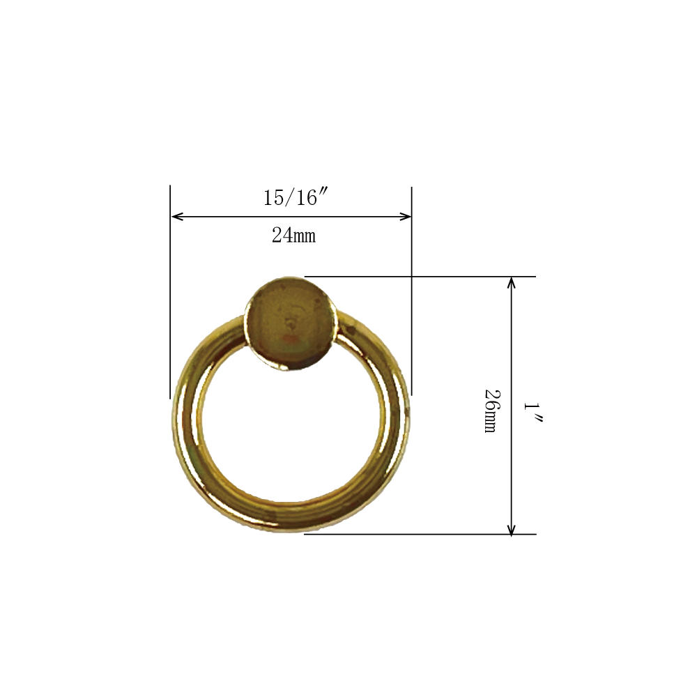 Basic Ring Pull l  Ring Diameter 15/16" (24mm)