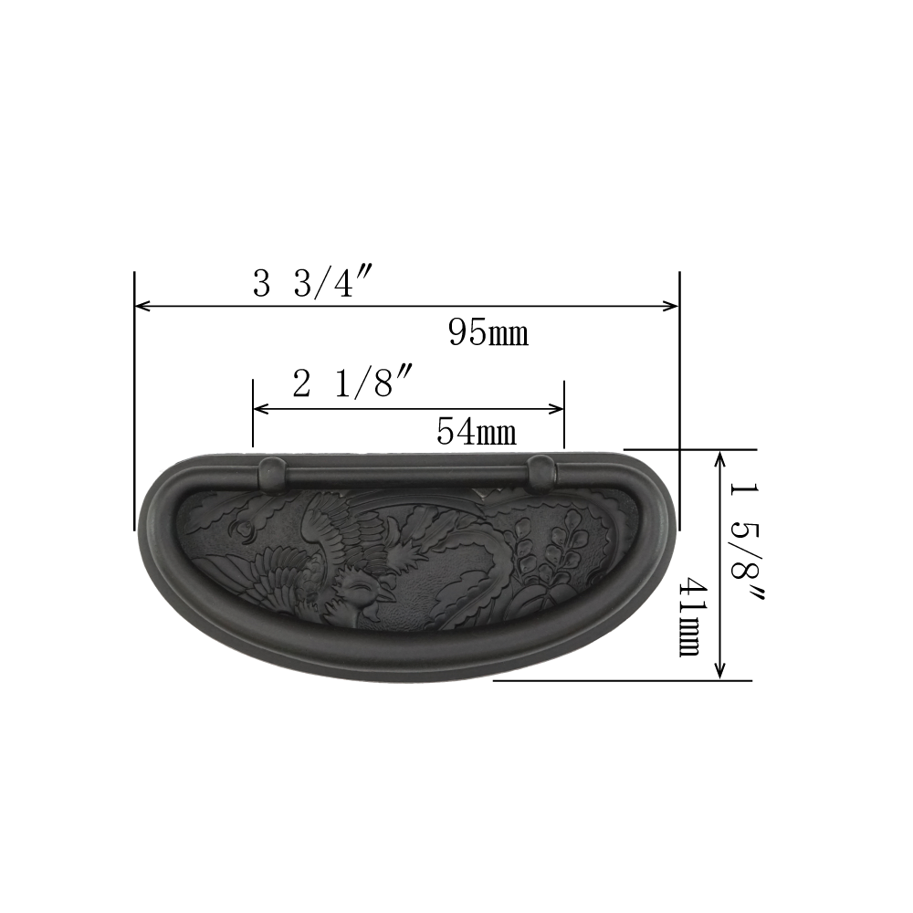 Phoenix Basic Handle  |  Center to Center     2  1/8”  ( 54mm )