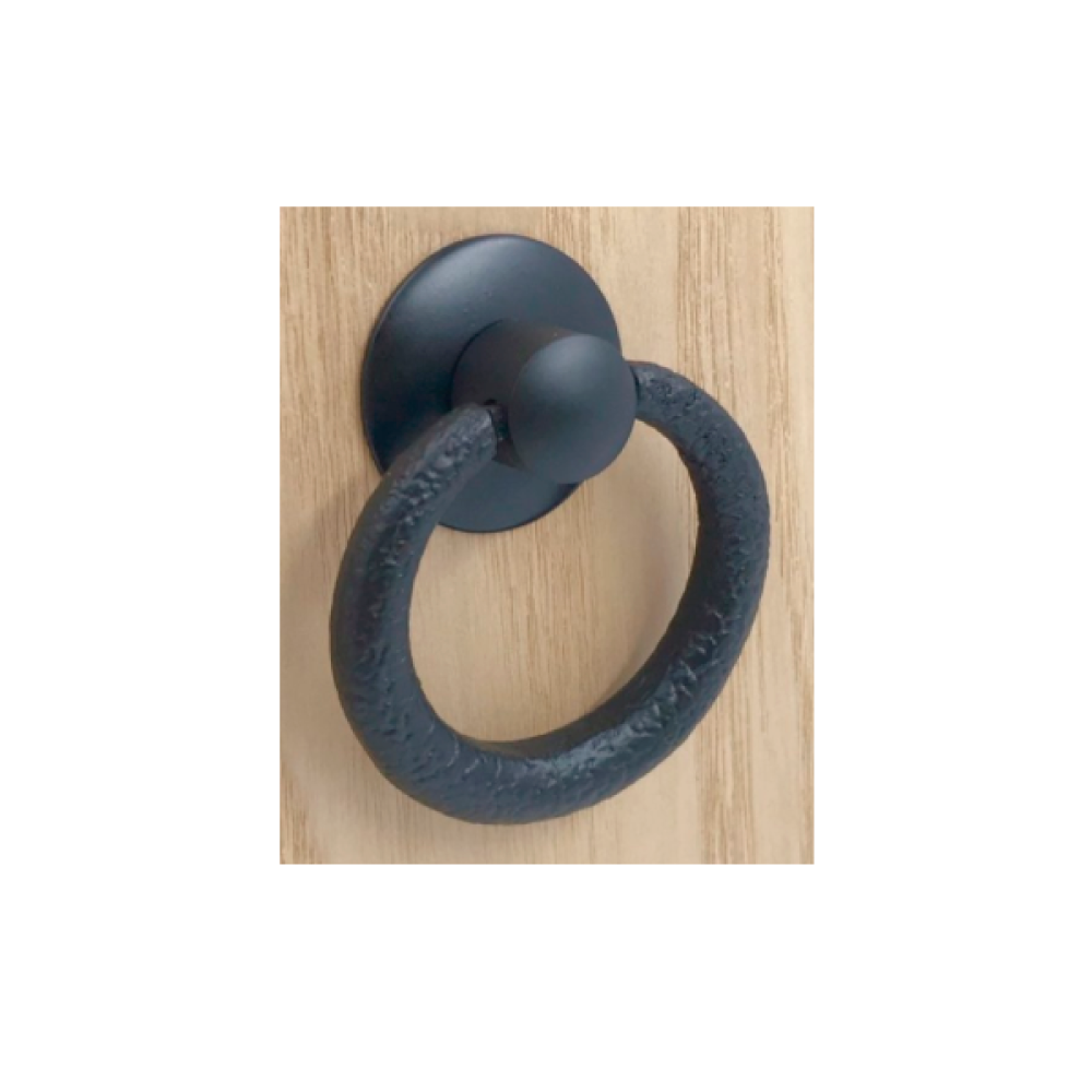 Textured Ring Pull with Backplate  |  Ring Diameter  1  5/16" ( 34mm )-  1 3/4" ( 45mm )