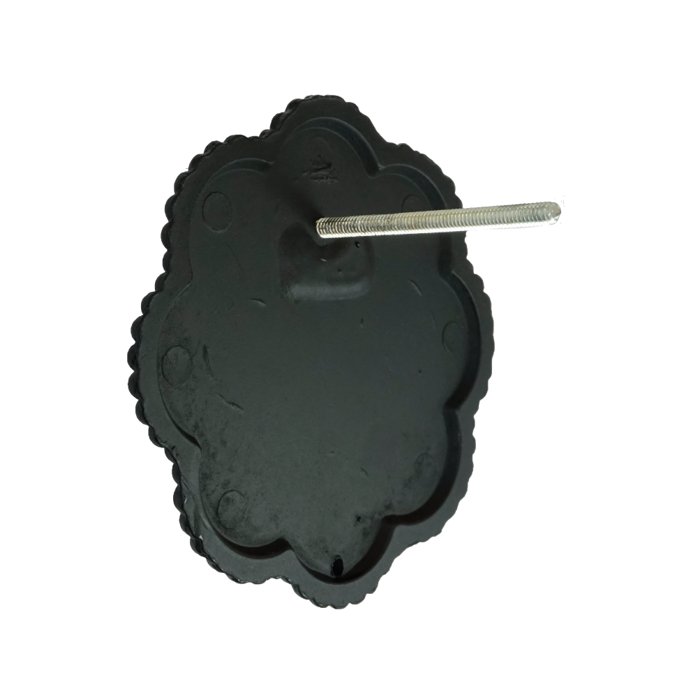 Floral Embroidery Ring Pull  |  Ring Diameter  1  3/4" ( 44mm )