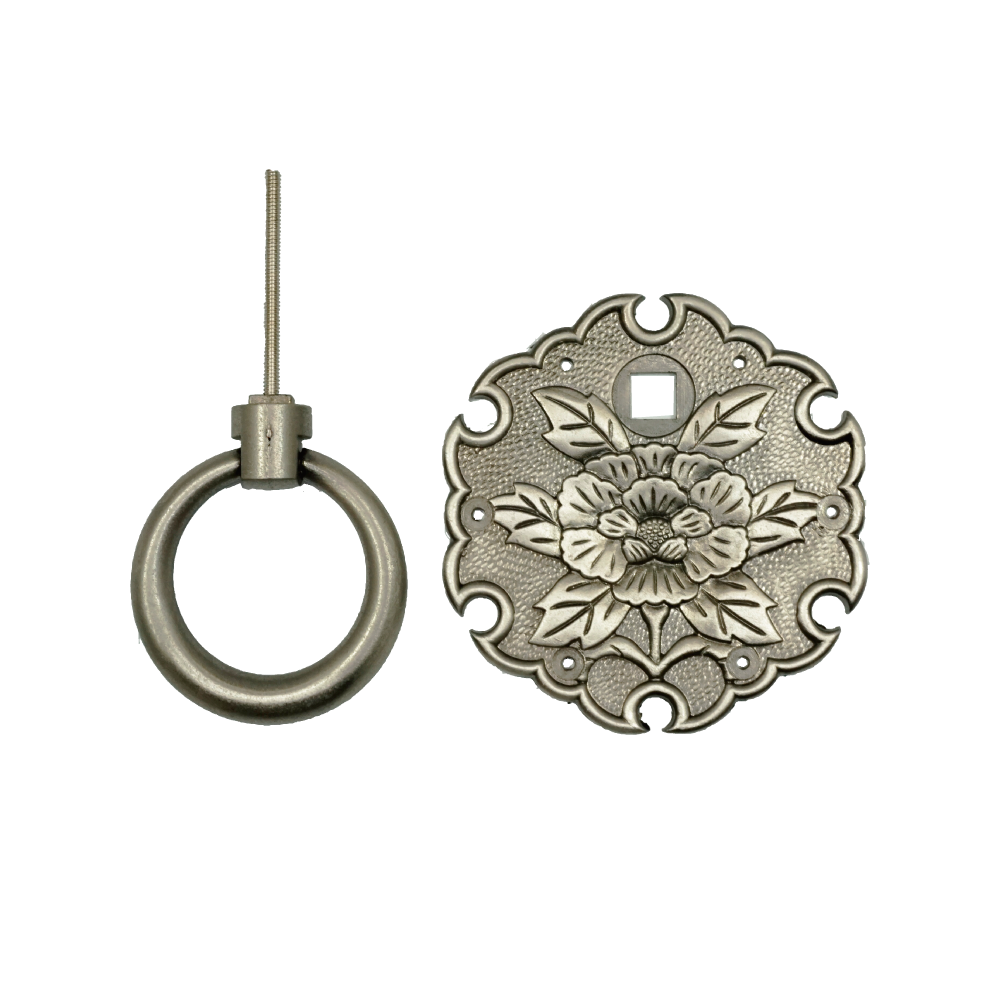 Peony in Flame Ring Pull   |  Ring Diameter  1  3/4" ( 45mm )