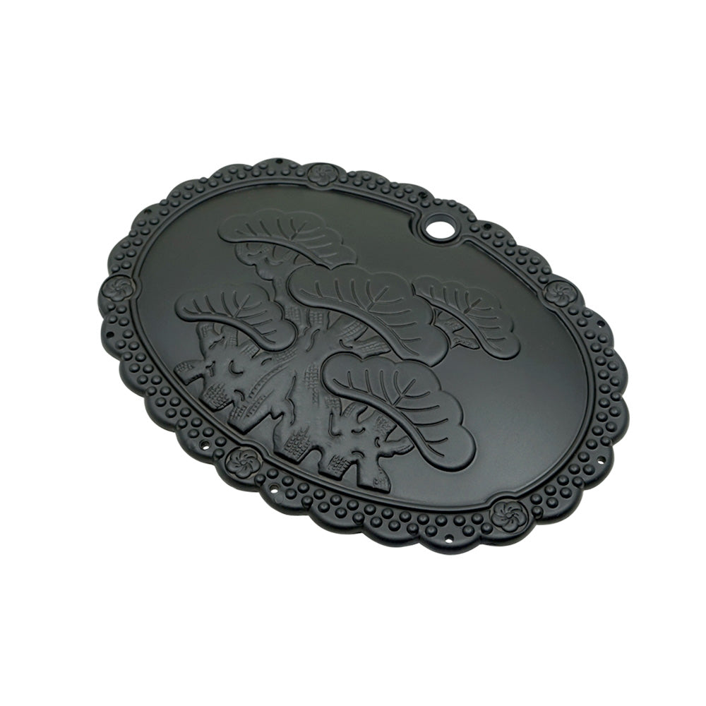 Pine & Plum Ornamental Key Plate | Length 3 9/16" ( 90mm ) - 6 5/16" ( 160mm )