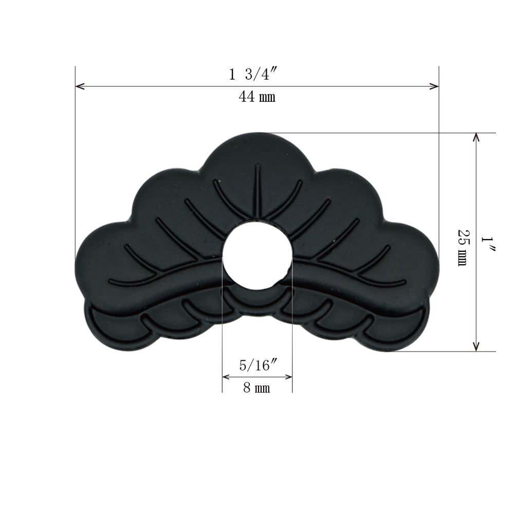 Pine Motif Keyhole Cover (Escutcheon Plate)