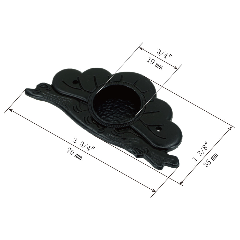 Pine & Plum Flash Door Pull | Interior Diameter 3/4" ( 19mm )