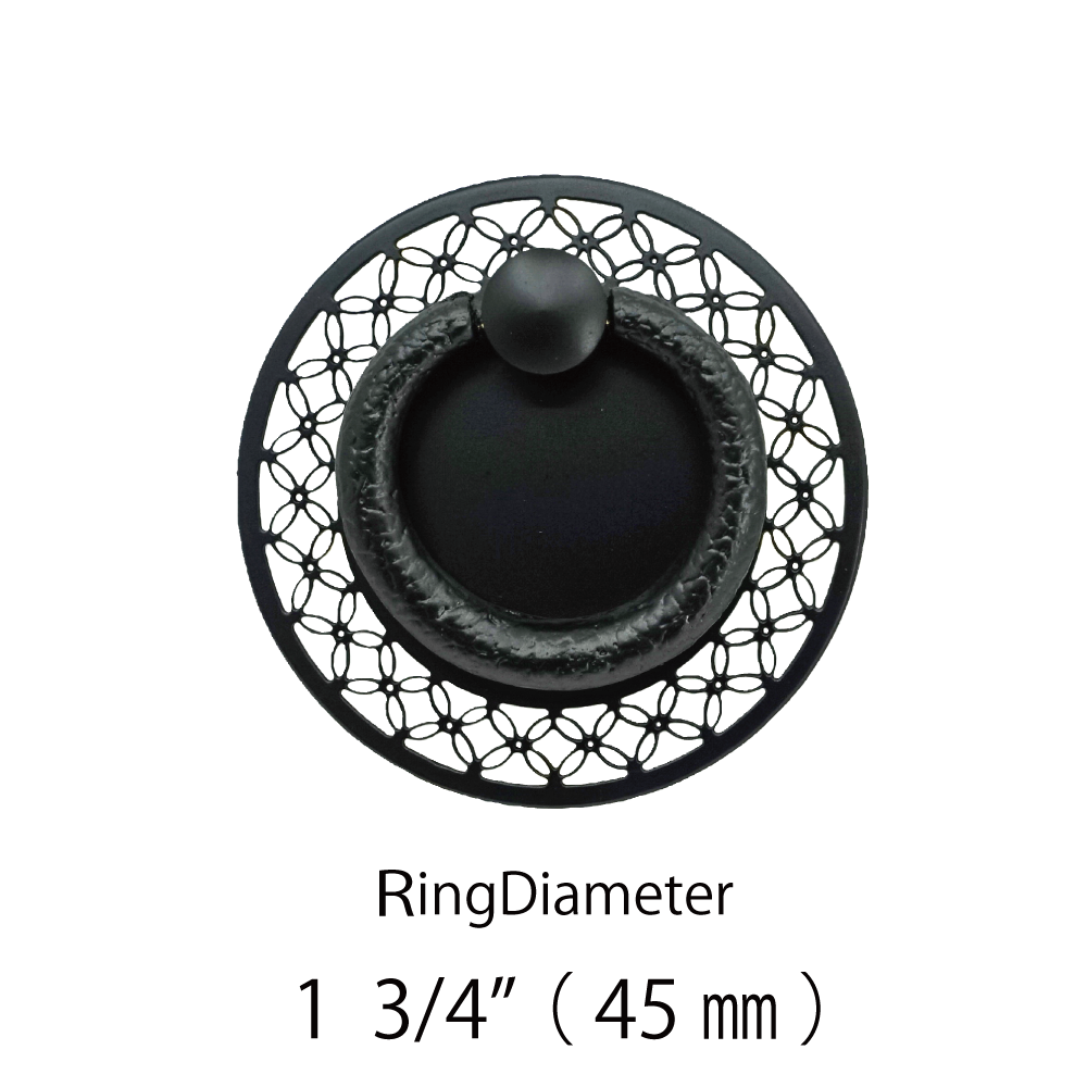 Shippo Brass Ring Pull | Diameter 2 3/4" (70mm)