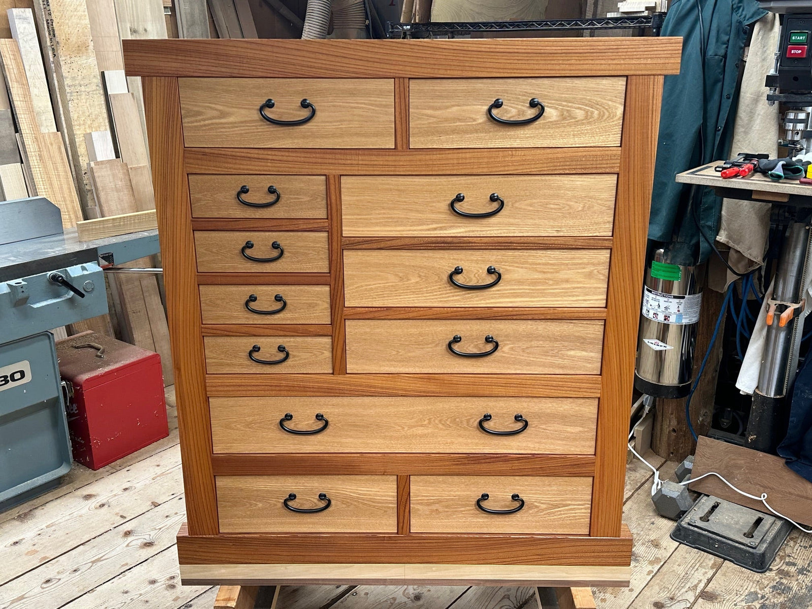 A Handmade Tansu Cabinet Inspired by Japanese Craftsmanship