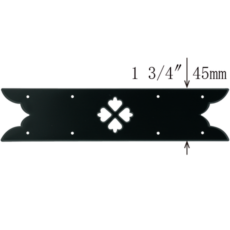 Cut-Out Spades Brace Plate