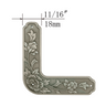 Peony Curved L-Plate